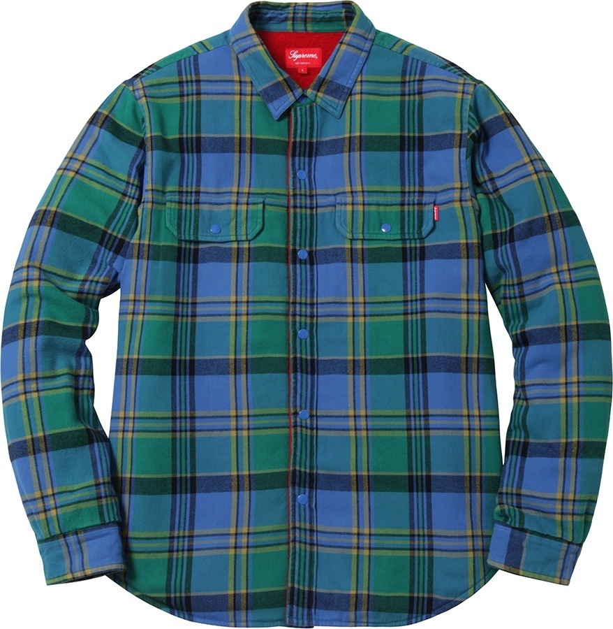 Pile Lined Plaid Flannel Shirt view 2